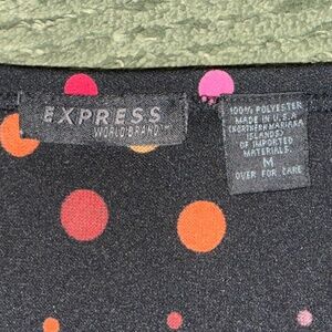 Vintage Express Polka Dot Mini Skirt